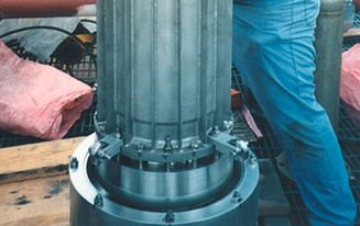 Magnetic coupling seals ammonia and propane